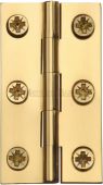 HG99-115-PB Heritage Brass Hinge Brass 2" x 1 &frac18;" Polished Brass Finish