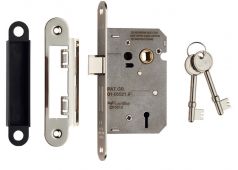 LSE5330SN&sol;R - Carlisle Brass Eurospec Easi-T 3 Lever Sashlock 76mm Residential &lpar;Radius&rpar; Satin Nickel