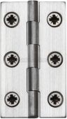 HG99-115-SC Heritage Brass Hinge Brass 2" x 1 &frac18;" Satin Chrome Finish