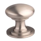 M47CSSE - Carlisle Brass Fingertip Design Victorian Knob 38mm Satin Stainless Steel