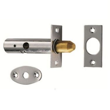 Click Here To Enlarge This Photo Of DSB8225LSC - Carlisle Brass Eurospec Door Security Bolt 85mm &lpar;57mm c&sol;c&rpar; Satin Chrome