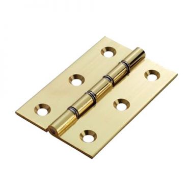 Click Here To Enlarge This Photo Of HDPBW4 - Carlisle Brass Double Phosphor Bronze Washered Butt Hinges 102mm x 67mm x 2&period;5mm Polished Lacquered