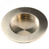 FPH1002SSS - Carlisle Brass Eurospec Circular Flush Pull 48mm Dia&period; Satin Stainless Steel