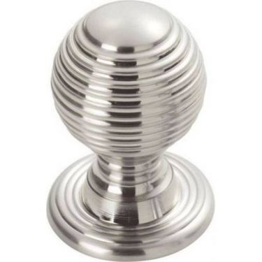 Click Here To Enlarge This Photo Of M1004CP - Carlisle Brass Fingertip Design Queen Anne Knob 28mm Polished Chrome