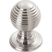 M1004CP - Carlisle Brass Fingertip Design Queen Anne Knob 28mm Polished Chrome
