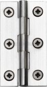 HG99-125-SC Heritage Brass Hinge Brass 3" x 1 &frac58;" Satin Chrome Finish