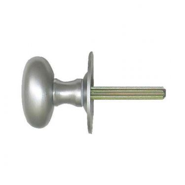 Click Here To Enlarge This Photo Of AA33SC - Carlisle Brass Thumbturn to suit Rackbolt &lpar;Oval&rpar; Hardened Steel Spline Spindle Satin Chrome