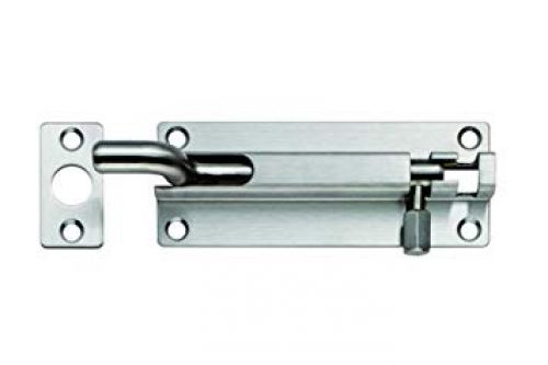 Click Here To Enlarge This Photo Of BBT1100CR&sol;BSS - Carlisle Brass Eurospec 100 x 38mm Cranked Barrel Bolt Bright Stainless Steel