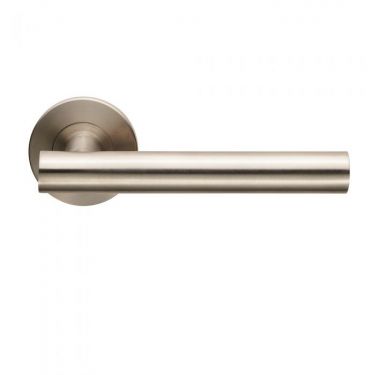 Click Here To Enlarge This Photo Of CSL1194&sol;6SSS - Carlisle Brass Eurospec 19mm T-Bar Lever on 6mm Slim Round Rose &lpar;G304&rpar; Satin Stainless Steel