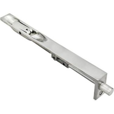 Click Here To Enlarge This Photo Of FBT1008SSS - Carlisle Brass Eurospec 8" Lever Action Flush Bolt &lpar;Square&rpar; Satin Stainless Steel