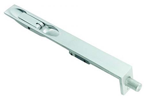 Click Here To Enlarge This Photo Of FBT1008BSS - Carlisle Brass Eurospec 8" Lever Action Flush Bolt &lpar;Square&rpar; Bright Stainless Steel