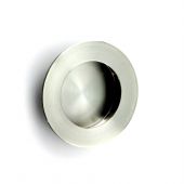 FPH1003SSS - Carlisle Brass Eurospec Circular Flush Pull 78mm Dia&period; Satin Stainless Steel