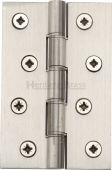 HG99-350-SN Heritage Brass Hinge Brass with Phosphor Washers 4" x 2 &frac58;" Satin Nickel Finish