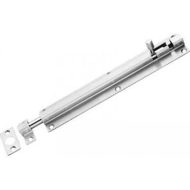 Click Here To Enlarge This Photo Of BBT1200BSS - Carlisle Brass Eurospec 200 x 38mm Straight Barrel Bolt Bright Stainless Steel