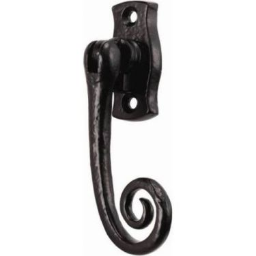 Click Here To Enlarge This Photo Of LF34RH - Carlisle Brass Ludlow Foundries Espagnolette Fastener&sol;Right Hand Black Antique