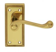 CBG2 - Carlisle Brass Georgian Lever Latch Furniture &lpar;Contract Range&rpar; Polished Brass