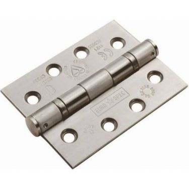 Click Here To Enlarge This Photo Of CEN1433&sol;13SSS - Carlisle Brass Eurospec 102mm x 76mm x 3mm Grade 13 &lpar;316 Stainless Steel&rpar; Ball Bearing Hinges Satin Stainless Steel