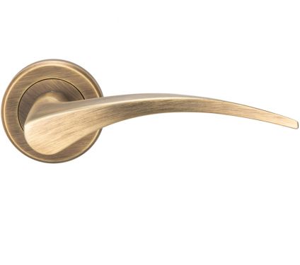 Click Here To Enlarge This Photo Of ZIN3112AB - Carlisle Brass Serozzetta 'Olivier' Lever on Rose Antique Brass