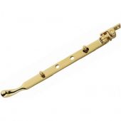 WF12B - Carlisle Brass Bulb End Casement Stay 300mm Polished Brass