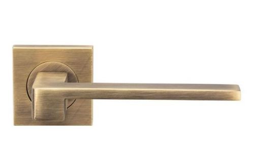 Click Here To Enlarge This Photo Of SZM370AB - Carlisle Brass Serozzetta 'Equi' Lever on Square Rose Antique Brass