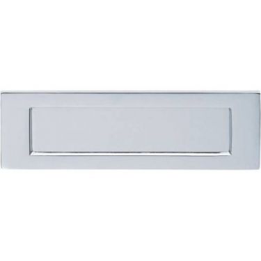 Click Here To Enlarge This Photo Of M36DCP - Carlisle Brass Victorian Letter Plate &lpar;Polished Chrome&rpar; Size&colon; 305&period;5x104mm - c&sol;c&colon; 275mm - Aperture&colon; 249x60&period;5mm