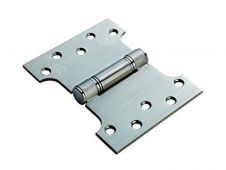 H2N1435SSS - Carlisle Brass Eurospec 102mm x 127mm x 3mm Parliament Hinges c&sol;w Screws Satin Stainless Steel