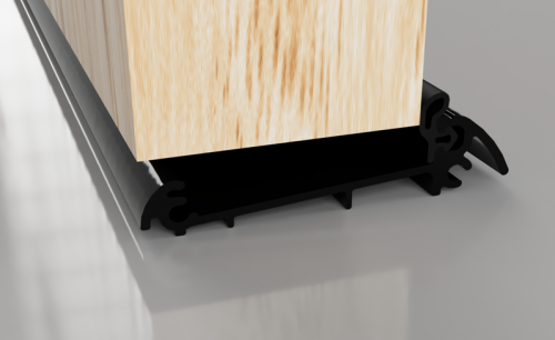 Click Here To Enlarge This Photo Of Stormguard Slimline &lpar;44mm Thick Doors&rpar; Outward Opening Threshold 914mm Black &lpar;04CP3170914BL&rpar;