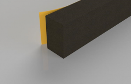 Stormguard Rubber Foam Weatherstrip 3&period;5m Brown &lpar;05SR0363&period;5MB&rpar;
