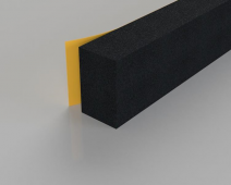 Stormguard Rubber Foam Weatherstrip 3&period;5m Black &lpar;05SR0363&period;5MBL&rpar;