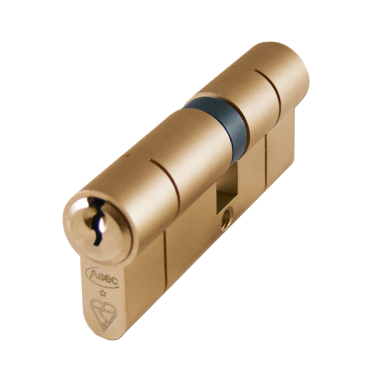 Click Here To Enlarge This Photo Of AS10019 - ASEC Kite British Standard 1 Star Kitemarked Euro Double Cylinder - 70mm 30&sol;40 &lpar;25&sol;10&sol;35&rpar; KD Polished Brass