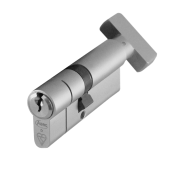 AS10162 - ASEC Kite British Standard 1 Star Kitemarked Euro Key & Turn Cylinder - 80mm 40&sol;T40 &lpar;35&sol;10&sol;T35&rpar; KD Nickel Plated