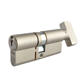 AS10386 - ASEC Kite Elite 3 Star Snap Resistant Euro Key & Turn Cylinder - 80mm 40&sol;T40 &lpar;35&sol;10&sol;35T&rpar; KD Nickel Plated