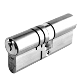 AS11838 - ASEC Kite Elite 3 Star Snap Resistant Double Euro Cylinder - 100mm 60&sol;40 &lpar;55&sol;10&sol;35&rpar; KD Polished Chrome