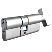 AS11843 - ASEC Kite Elite 3 Star Snap Resistant Euro Key & Turn Cylinder - 70mm 35&sol;T35 &lpar;30&sol;10&sol;30T&rpar; KD Polished Chrome
