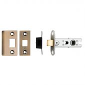 BTL25AB - Carlisle Brass Eurospec 64mm CE Tubular Mortice Latch &lpar;Square&rpar; Antique Brass