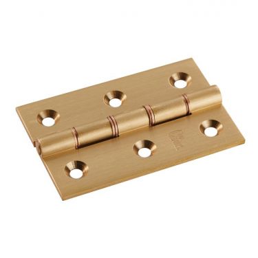 Click Here To Enlarge This Photo Of HDPBW21SB - Carlisle Brass Double Phosphor Bronze Washered Butt Hinges 76mm x 50mm x 2&period;5mm Satin Brass