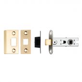BTL25SB - Carlisle Brass Eurospec 64mm CE Tubular Mortice Latch &lpar;Square&rpar; Satin Brass