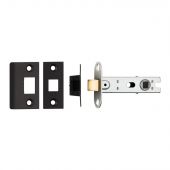 BTL30MB - Carlisle Brass Eurospec 76mm CE Tubular Mortice Latch &lpar;Square&rpar; Matt Black