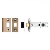 BTL30AB - Carlisle Brass Eurospec 76mm CE Tubular Mortice Latch &lpar;Square&rpar; Antique Brass