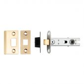 BTL30SB - Carlisle Brass Eurospec 76mm CE Tubular Mortice Latch &lpar;Square&rpar; Satin Brass
