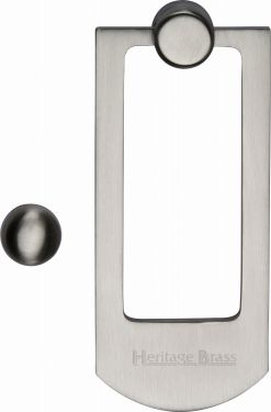 Click Here To Enlarge This Photo Of K1320-SN M&period;Marcus Heritage Brass Door Knocker Satin Nickel finish