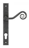 45594L From The Anvil External Beeswax Monkeytail Slimline Lever Espag&period; Lock Set - LH - 92mm Centres &lpar;212mm Screw Centres&rpar;
