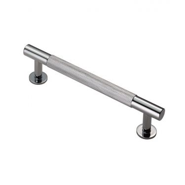 Click Here To Enlarge This Photo Of FTD700BCP - Carlisle Brass Fingertip Design Knurled Pull Handle 158mm &lpar;128mm c&sol;c&rpar; Polished Chrome