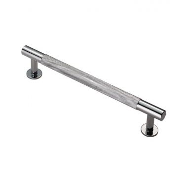 Click Here To Enlarge This Photo Of FTD700CCP - Carlisle Brass Fingertip Design Knurled Pull Handle 190mm &lpar;160mm c&sol;c&rpar; Polished Chrome