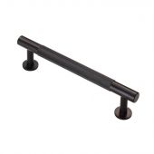 FTD700BMB - Carlisle Brass Fingertip Design Knurled Pull Handle 158mm &lpar;128mm c&sol;c&rpar; Matt Black