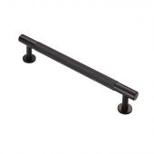 FTD700CMB - Carlisle Brass Fingertip Design Knurled Pull Handle 190mm &lpar;160mm c&sol;c&rpar; Matt Black