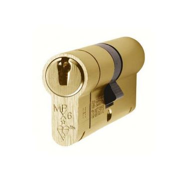 Click Here To Enlarge This Photo Of CYX71270PB - Carlisle Brass Eurospec MPX6 1&ast; British Standard 6 Pin Euro Profile Double Cylinder 70mm &lpar;35&sol;35&rpar; Polished Brass