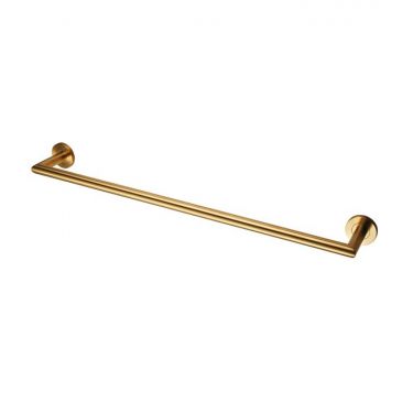 Click Here To Enlarge This Photo Of LX22SPVD - Carlisle Brass De L'eau Stainless Steel 600mm Single Towel Rail &lpar;G316&rpar; Satin Brass