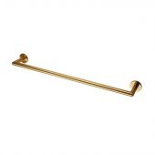 LX22SPVD - Carlisle Brass De L'eau Stainless Steel 600mm Single Towel Rail &lpar;G316&rpar; Satin Brass