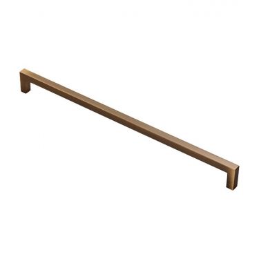 Click Here To Enlarge This Photo Of FTD401FAB - Carlisle Brass Fingertip Design Block Handle 330mm &lpar;320mm c&sol;c&rpar; Antique Brass